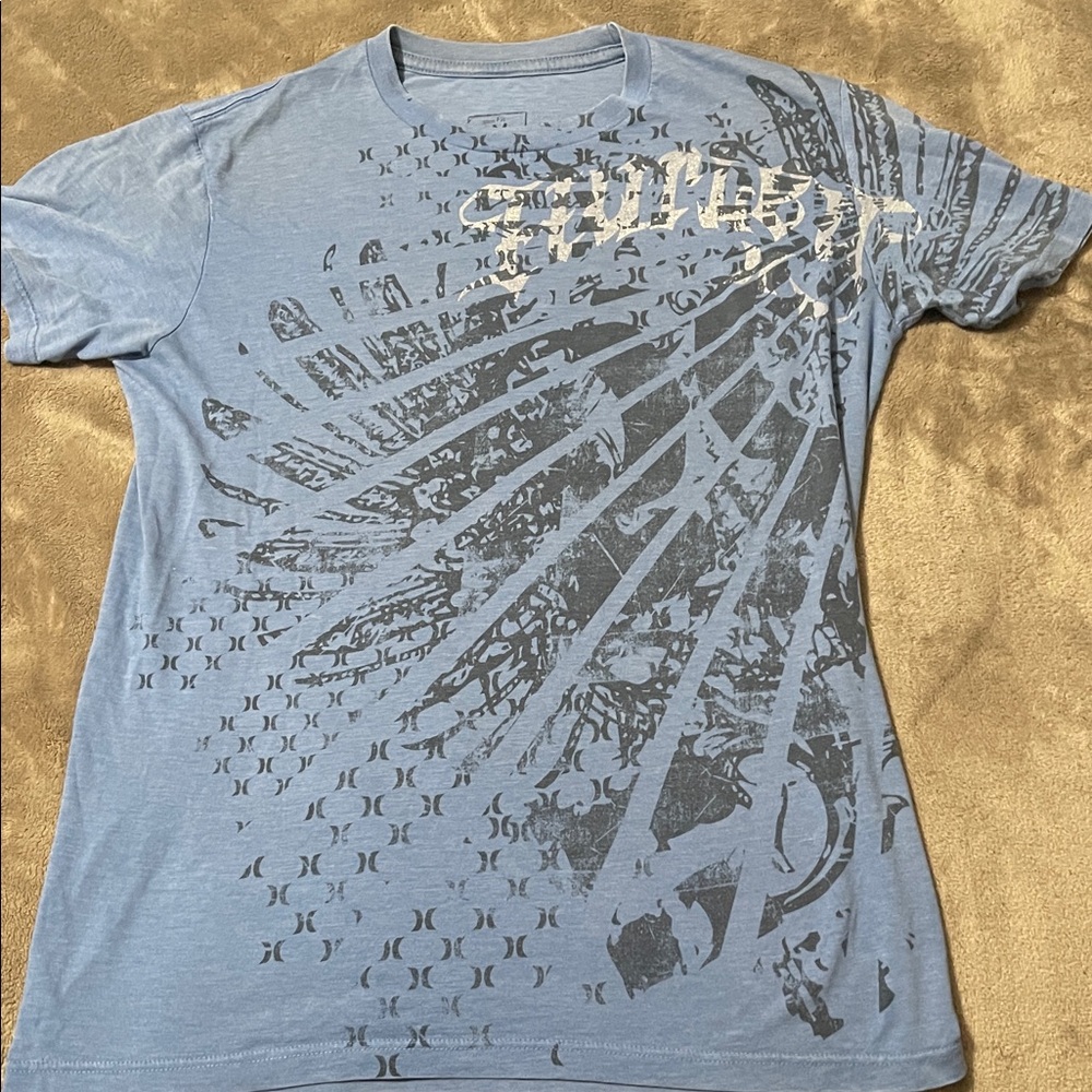 Hurley Light Blue Graphic Tee